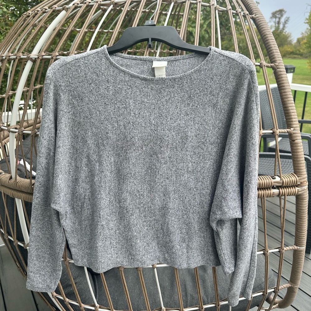 Vintage H&M Heather grey sweater long sleeve